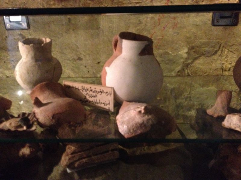 Pots found in the tombs