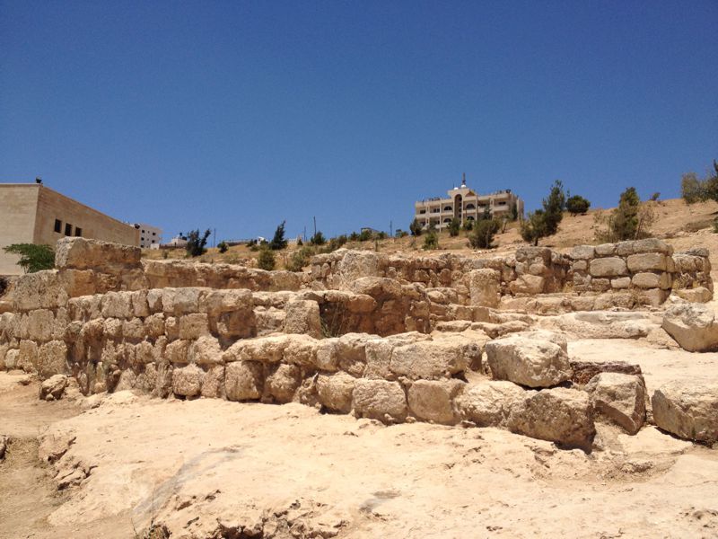   It is possible to access both the lower buildings and the mosque above them.