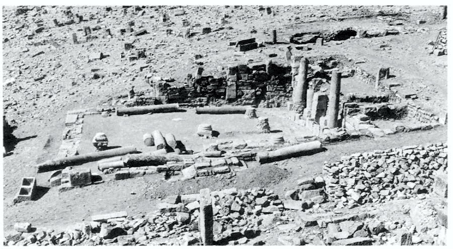Photo of the mosque, taken by archaeologists. No mihrab was found