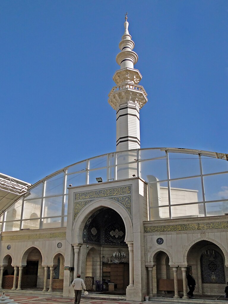 The outside of the mosque