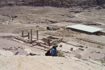 The presence of two smaller churches near the larger church suggest that there were different theological views in Petra.