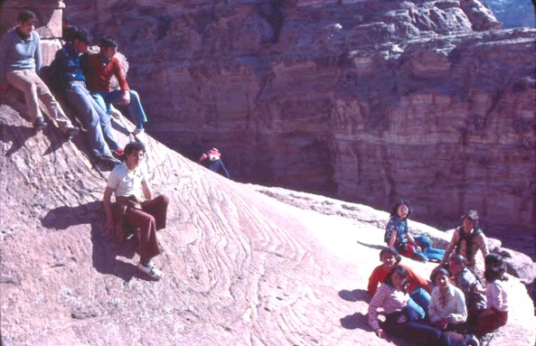 Climbing the Deir is longer allowed. These photos were taken in 1979
