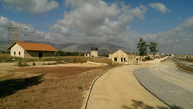 The new Bisan Station, and water tower. Thanks to Gal Golan.